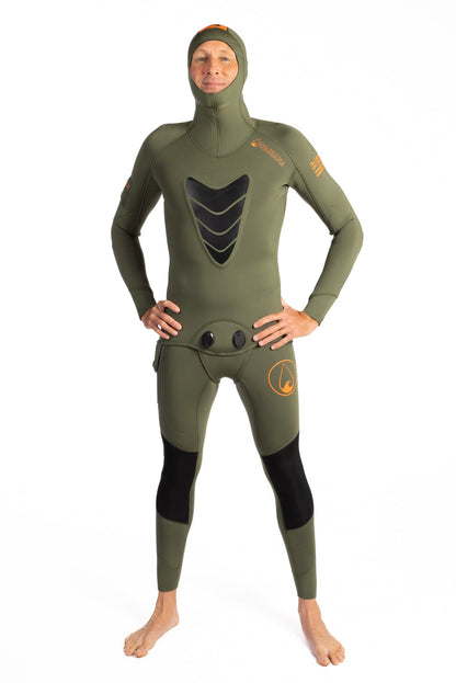 Men's Ranger Green Essentials Pro 5.0mm Wetsuit v1