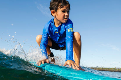 Children's Blue Long Sleeve Rashguard