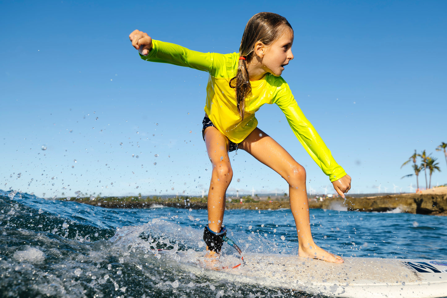 Children's Lime Long Sleeve Rashguard