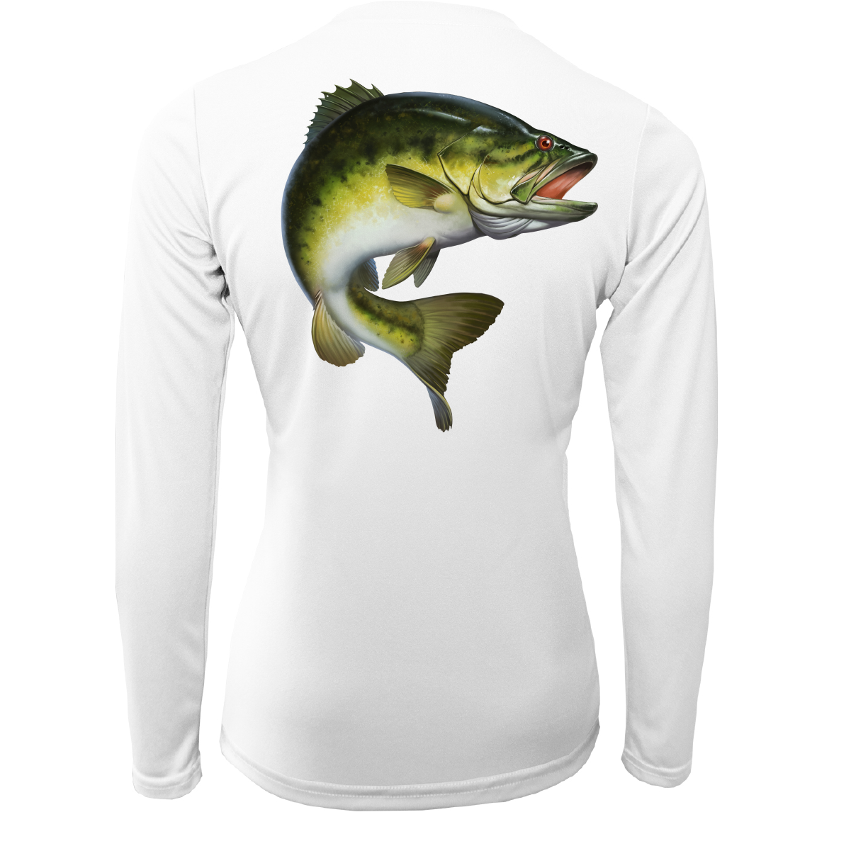 Michigan Freshwater Born Largemouth Bass Women's Long Sleeve UPF 50+ Dry-Fit Shirt