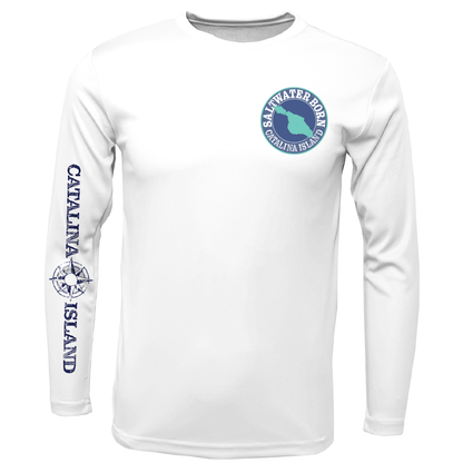 Catalina Island, CA Kraken Girl's Long Sleeve UPF 50+ Dry-Fit Shirt
