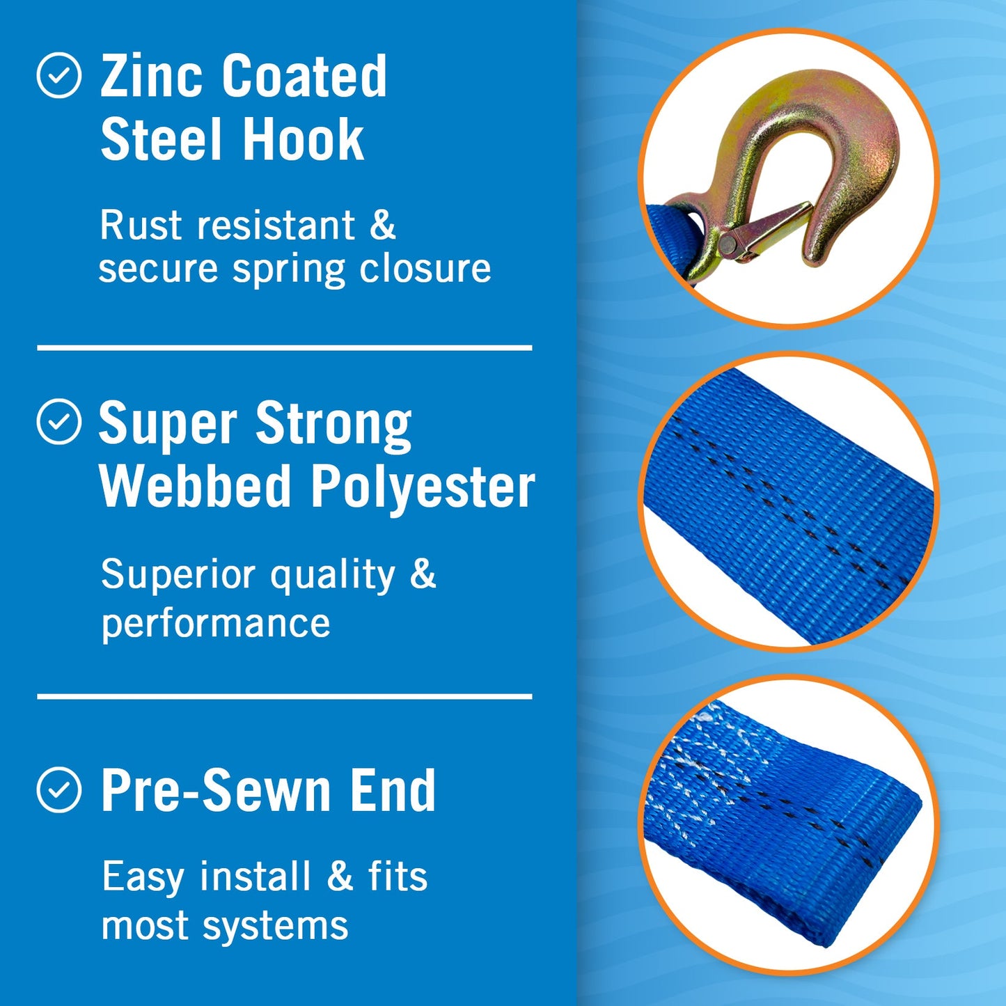 Trailer Winch Strap Replacement