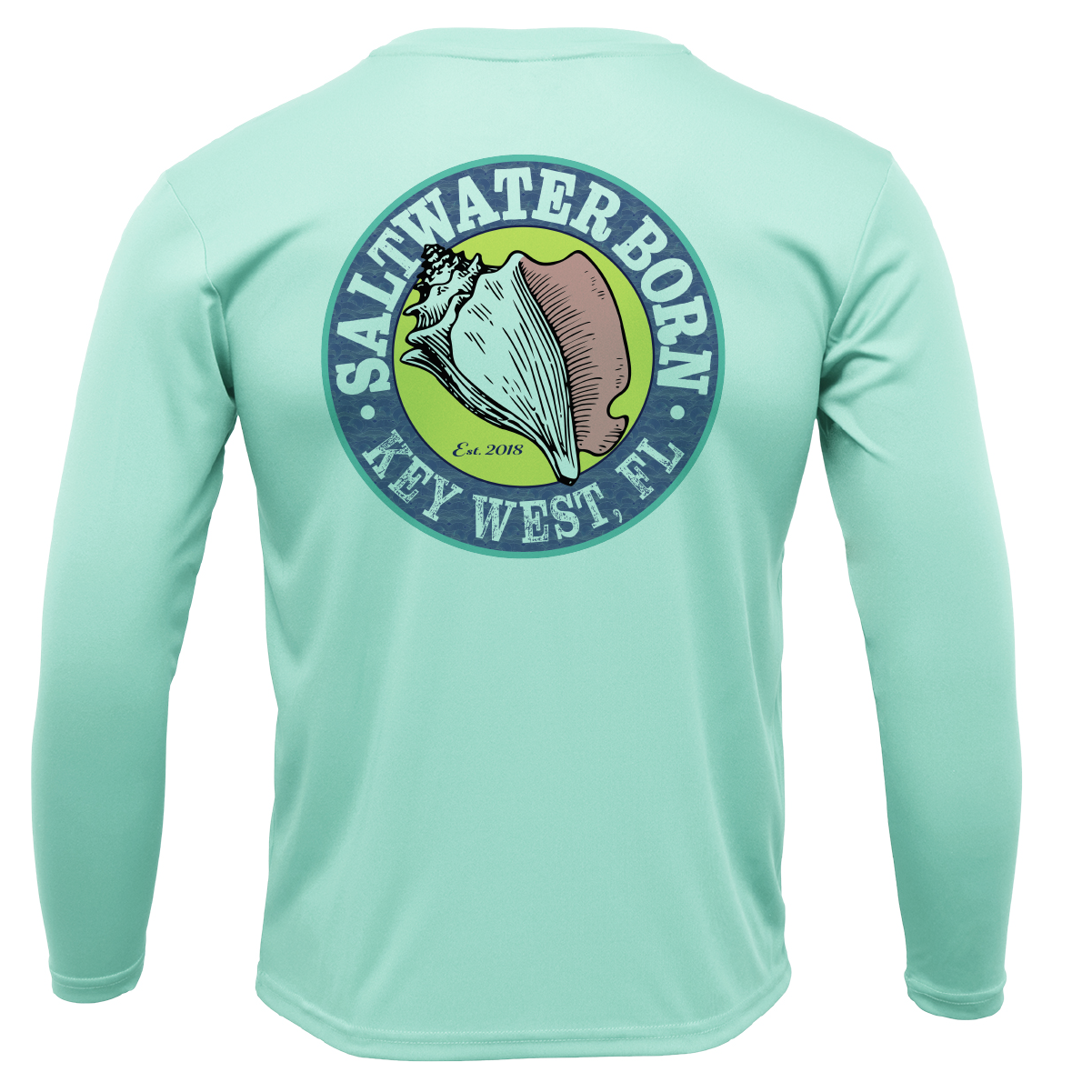 Permit on Chest Long Sleeve UPF 50+ Dry-Fit Shirt