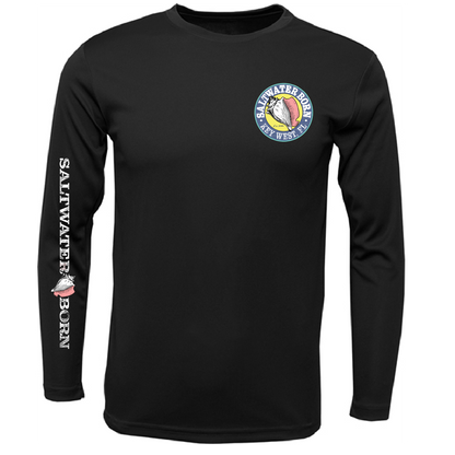 Key West, FL Kraken Men's Long Sleeve UPF 50+ Dry-Fit Shirt