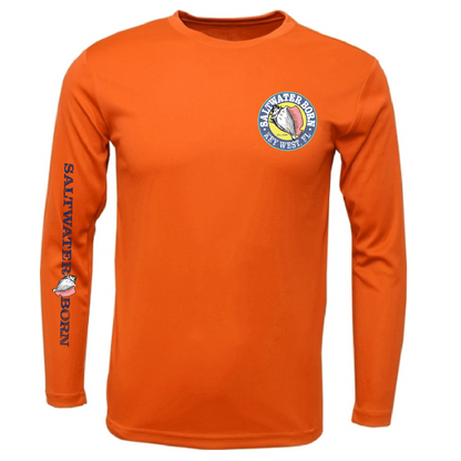 Key West, FL Kraken Men's Long Sleeve UPF 50+ Dry-Fit Shirt