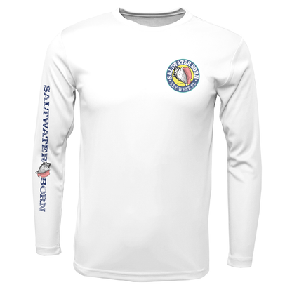 Key West, FL Sailfish Long Sleeve UPF 50+ Dry-Fit Shirt