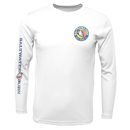 Key West, FL Mahi Boy's Long Sleeve UPF 50+ Dry-Fit Shirt