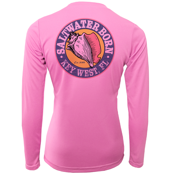 Key West, FL State of Florida Girl's Long Sleeve UPF 50+ Dry-Fit Shirt