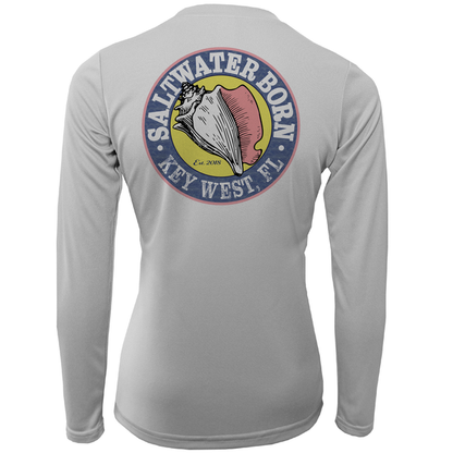 Key West, FL State of Florida Girl's Long Sleeve UPF 50+ Dry-Fit Shirt
