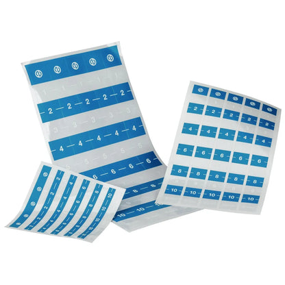 Allen Medium Calibration Sticker 1 To 10 In 2Cm Increments 1 Sheet
