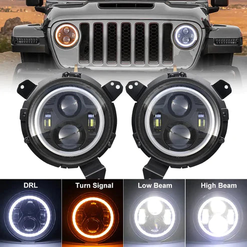 Empire Offroad LED 9in Spectrum Series Headlights | SendIt SailingEmpire Offroad LED 9in Spectrum Series Headlights