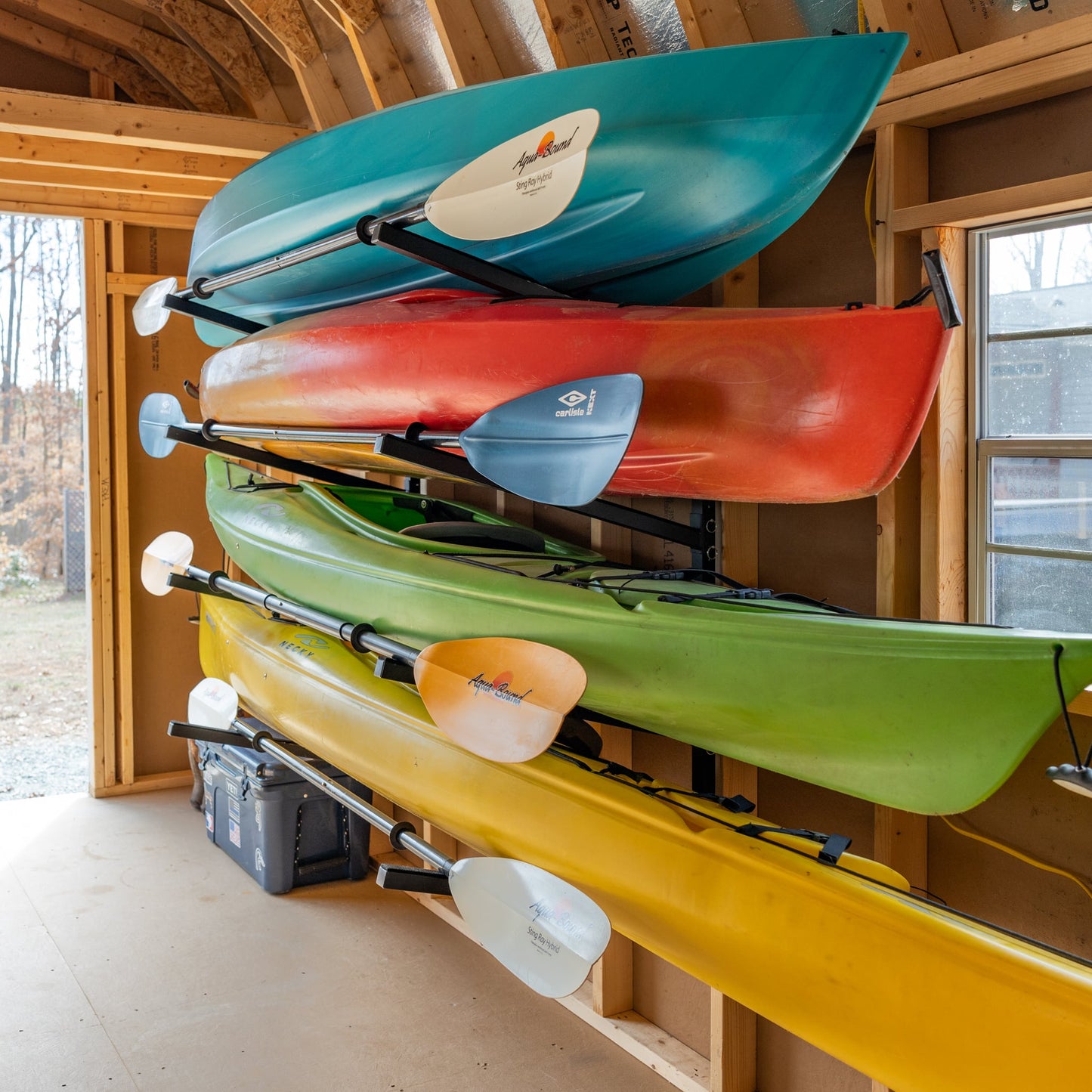 Champlain Kayak Rack | Indoor Adjustable Rack | 4 Levels