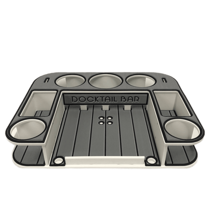 Docktail Butler with Pontoon Rail Mount