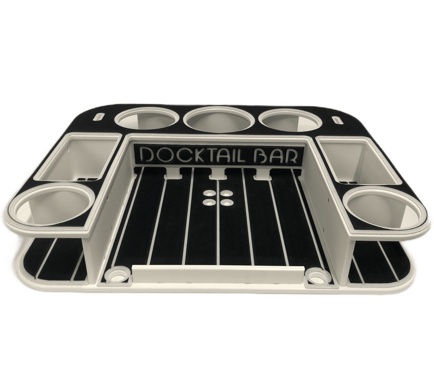 Docktail Butler with Pontoon Rail Mount