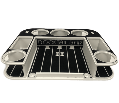 Docktail Butler with Pontoon Rail Mount