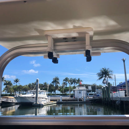 Docktail Utility Table with Pontoon Rail Mount