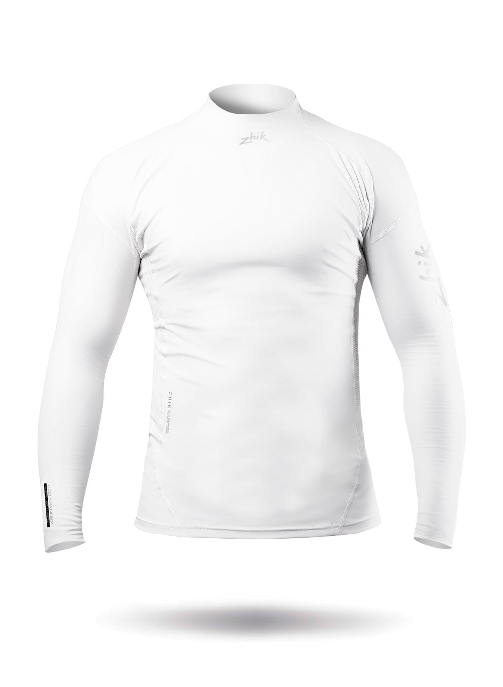 Zhik Mens White Eco Spandex Long Sleeve Top | SendIt Sailing