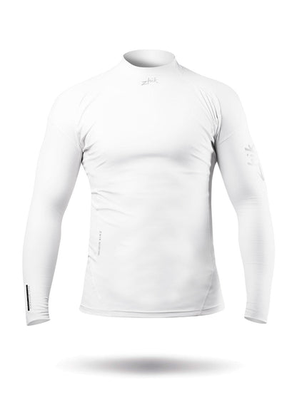 Zhik Mens White Eco Spandex Long Sleeve Top | SendIt Sailing