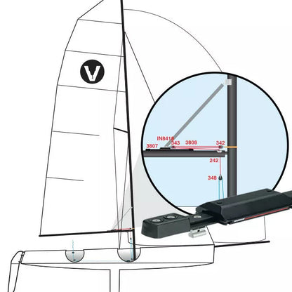 Harken 29mm Carbo Air Block with Swivel