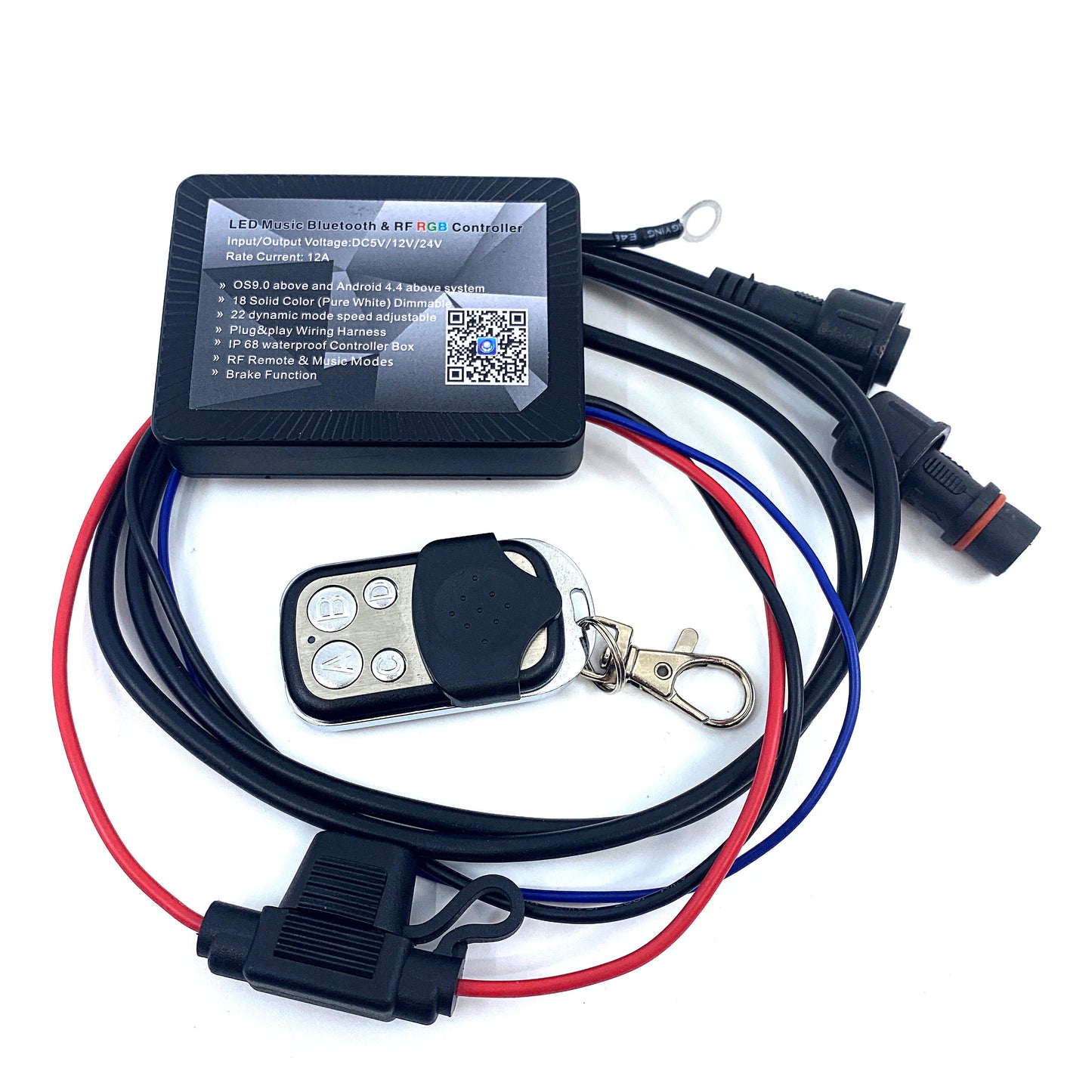 Empire Offroad LED Highland Series RGB+W Bluetooth Control Box and Push Button Remote | SendIt SailingEmpire Offroad LED Highland Series RGB+W Bluetooth Control Box and Push Button Remote
