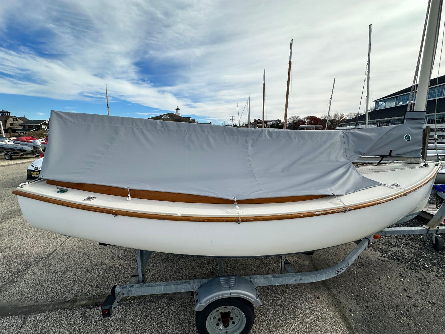 Colie Sails Marshall Sandpiper Boom Cockpit Tent Cover