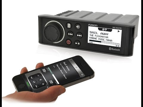 Fusion MS-RA70NSX Stereo with BT/AM/FM/SiriusXM - 2 Zone
