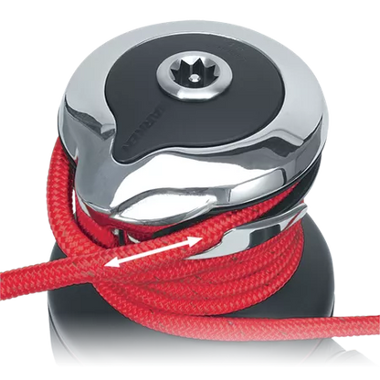Harken 60 Rewind 24V Horiz Polished Bronze with DF Ctrl Box-Left Winch | SendIt Sailing