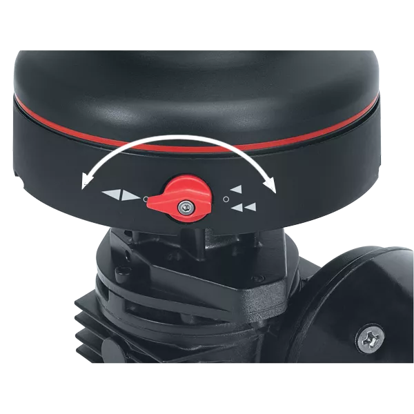 Harken 60 Rewind 24V Horiz Polished Bronze with DF Ctrl Box-Left Winch | SendIt Sailing