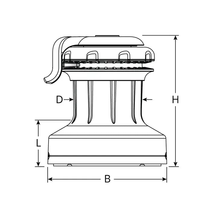 Ronstan 45QT Orbit Winch 3-Speed