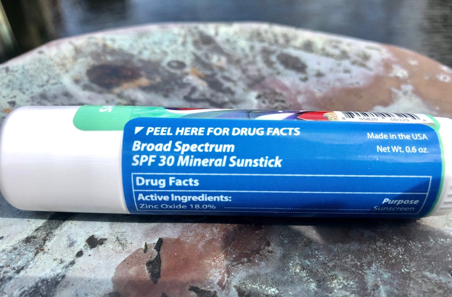 Reef Safe Mineral Sunstick - Broad Spectrum Sunscreen UVA / UVB Protection SPF 30 - Long Lasting Protection from The Sun