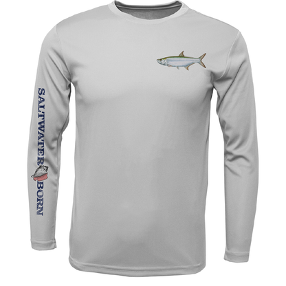 Clean Tarpon Long Sleeve UPF 50+ Dry-Fit Shirt