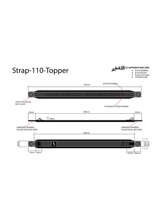 Zhik Topper Hiking Strap | SendIt Sailing