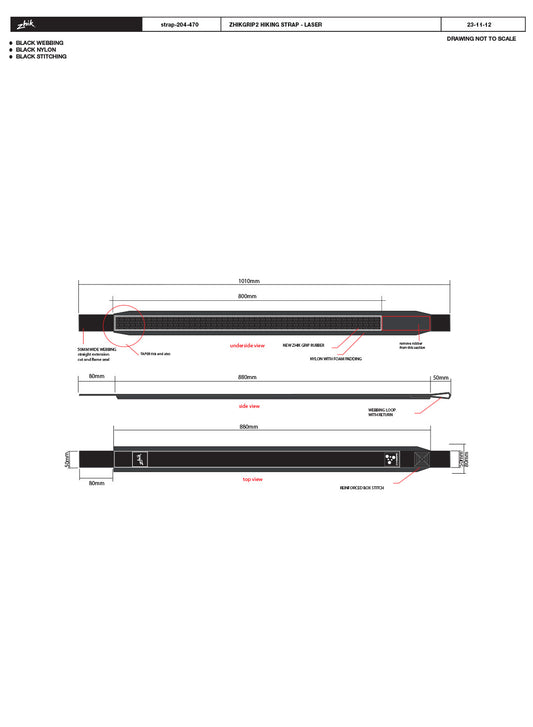 Zhik 470 Zhikgrip II Hiking Strap | SendIt Sailing