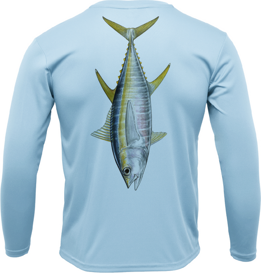 Siesta Key, FL Tuna Long Sleeve UPF 50+ Dry-Fit Shirt
