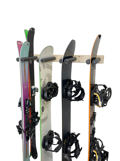 VERTICAL SNOWBOARD WALL STORAGE RACK