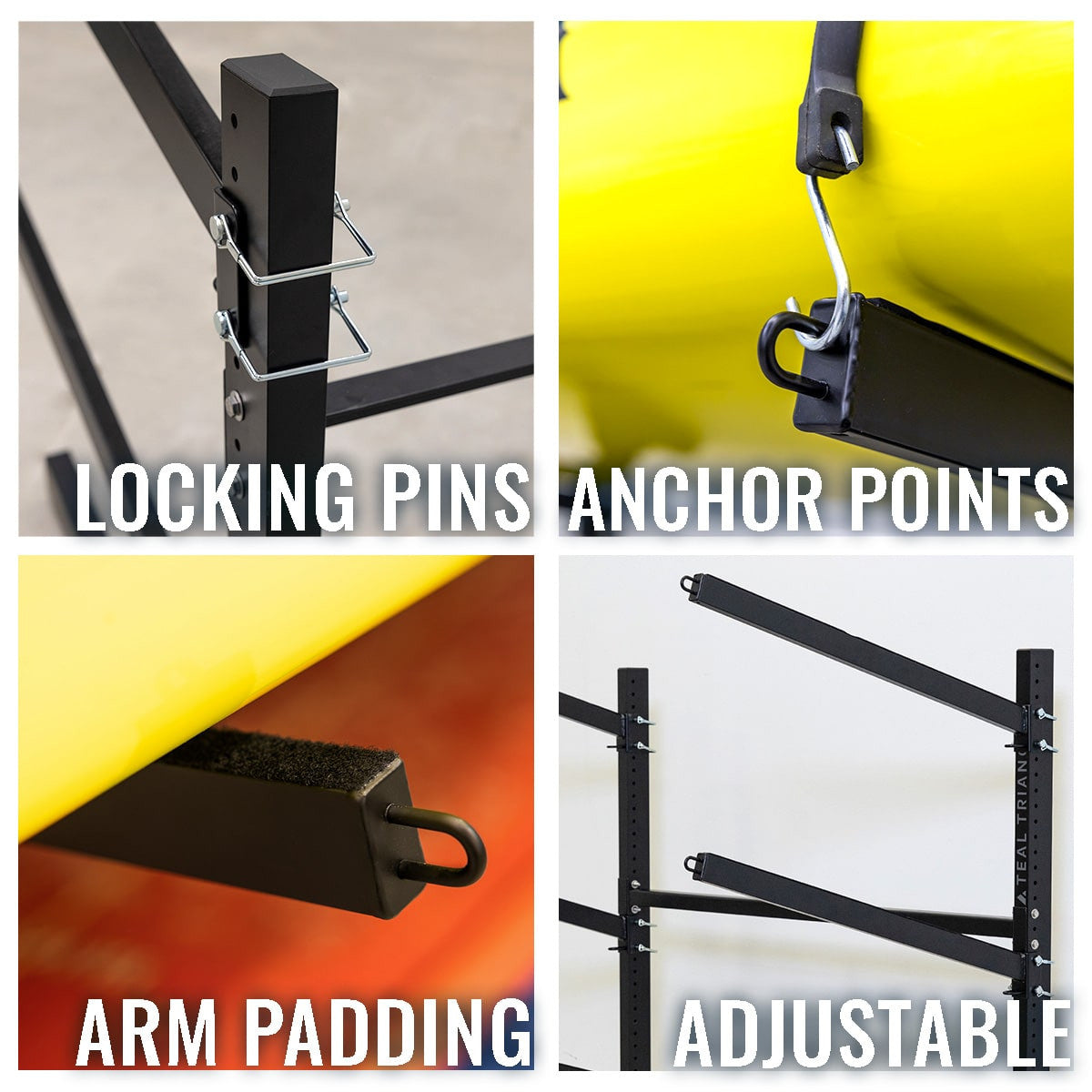 G-Surfboard & SUP Rack | Indoor-Outdoor Storage | 3 Levels