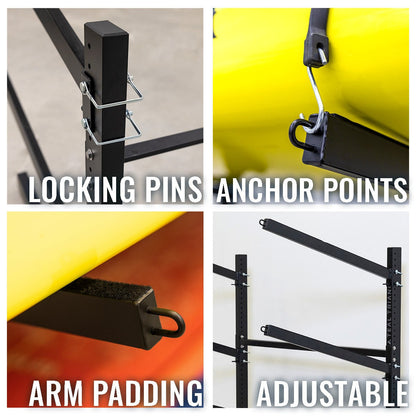 G-Surfboard & SUP Rack | Indoor-Outdoor Storage | 3 Levels