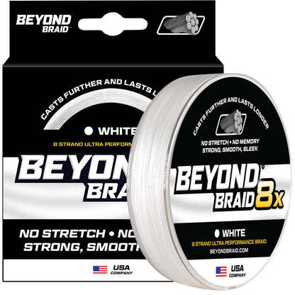 White 8X- Ultra Performance 8 Strand