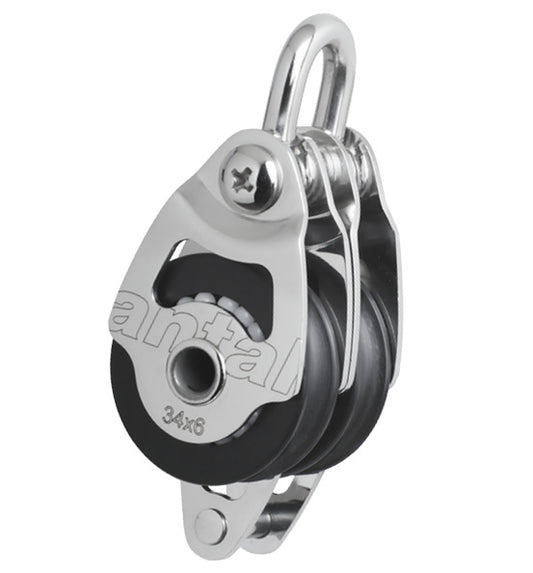 Antal 00304 Double Shackle Block with Becket | SendIt Sailing