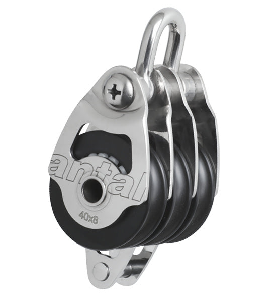 Antal 00406 Triple Shackle Block with Becket | SendIt Sailing