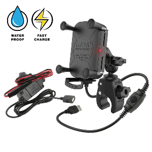 RAM Mount Tough-Charge 15W Wireless Charging Mount with Tough-Claw | SendIt Sailing