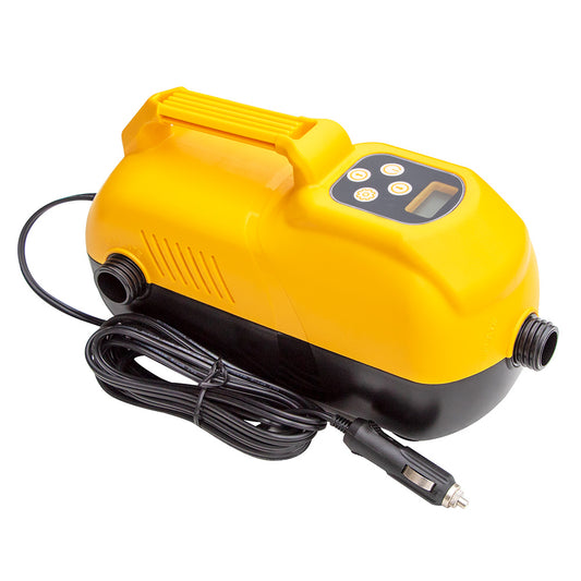 Solstice Watersports 2-Stage High Volume High Pressure Digital Pump with Car/Battery Adapter Kit | SendIt Sailing