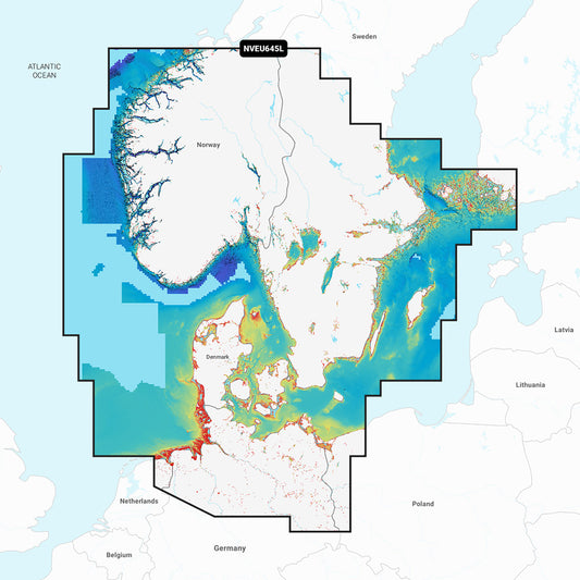 Garmin Navionics Vision+ NVEU645L Skagerrak and Kattegat | SendIt Sailing