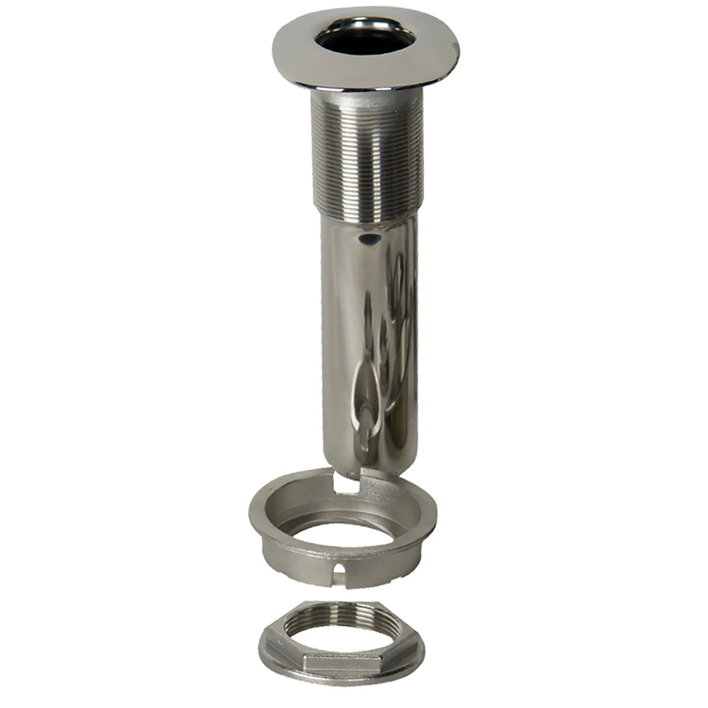 C.E. Smith 80 Series Screwless Flush Mount Rod Holder - 0 Degree - Stainless Steel - Swivel Bottom - Black Liner | SendIt Sailing