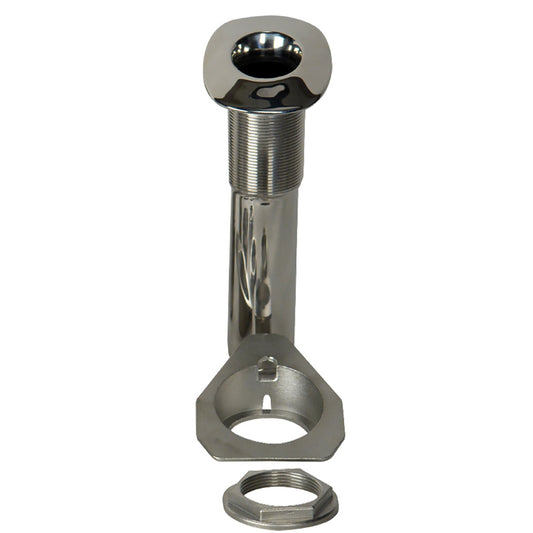 C.E. Smith 80 Series Screwless Flush Mount Rod Holder - 15 Degree - Stainless Steel - Swivel Bottom - Black Liner | SendIt Sailing