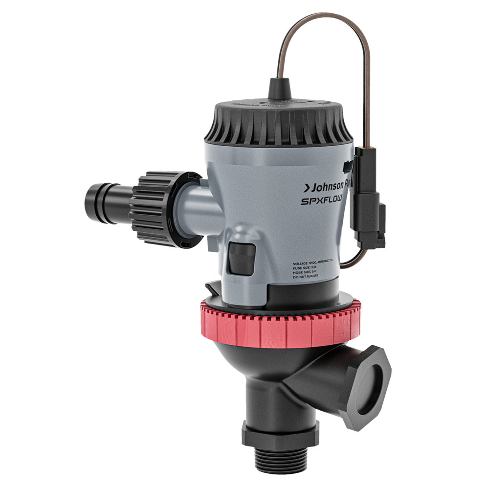 Johnson Pump Aqua O2 Twin Port 500 GPH Aerator Pump - Flex Mount - 12V | SendIt Sailing