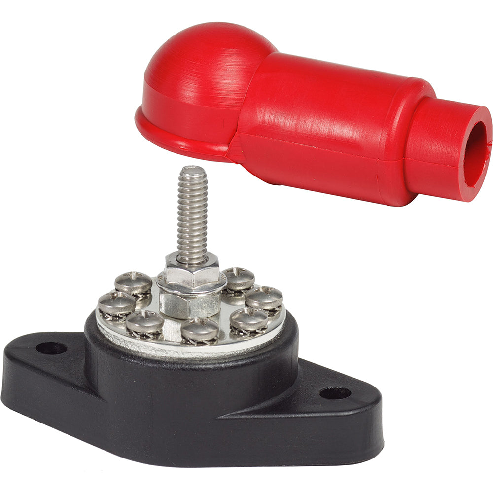 Blue Sea 2101 PowerPost Plus Cable Connector - 1/4in Stud | SendIt Sailing