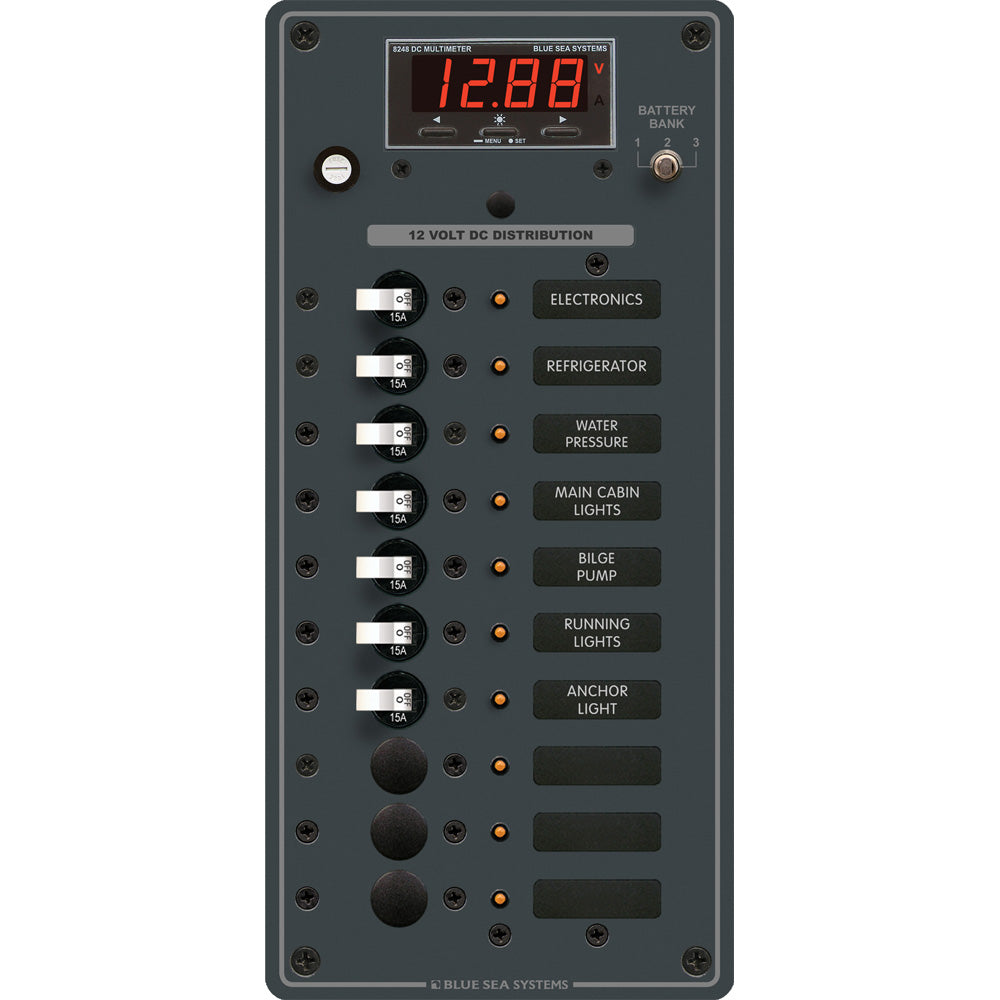 Blue Sea 8402 DC 10 Position with Multi-Function Meter | SendIt Sailing