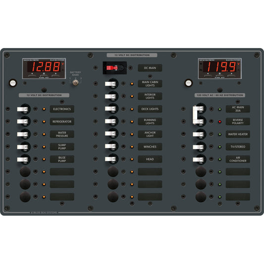 Blue Sea 8408 AC Main + 6 Positions / DC Main + 18 Positions | SendIt Sailing