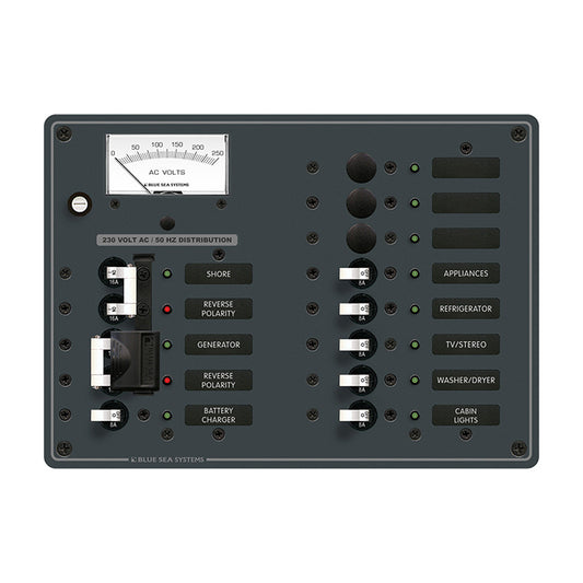 Blue Sea 8562 AC Toggle Source Selector (230V) - 2 Sources + 9 Positions | SendIt Sailing